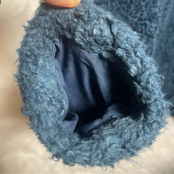 Pendleton Women Fuzzy Full Zip Sherpa Coat Jacket Sz Large - Picture 7 of 12